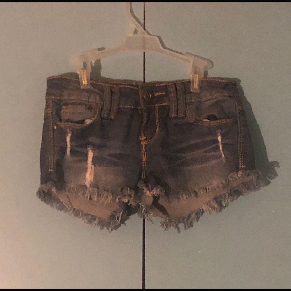 Frayed shorts